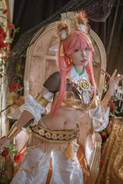 [Cosplay Photo] Coser Populer Nizo Nisa - Tamamo Mantan Gaun Mitos