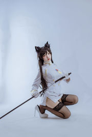 [Фото косплея] Популярный Coser Nizo Nisa - Canine's Dependent Blue Atago Military Uniform