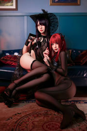 [인터넷 연예인 COSER 사진] 애니메이션 블로거 Xiaomei Ma & Yang Dazhen - Witch Gathering