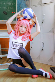 [Net Red COSER Photo] Cherry Peach Meow - Tamamo ex-terno de ginástica