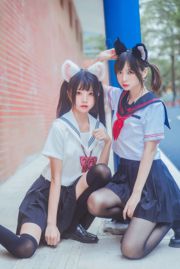 사쿠라 모모코 & 크레이지 캣 ss "JK 릴리 2"[Lolita COS]