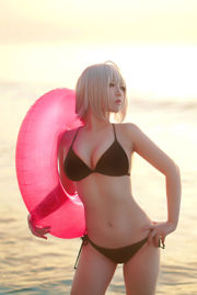 [Net Red COSER Photo] Banbanzi & Soso Sophia - Trajes de baño de playa