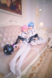 [美女Coser] 小野妹子w 《Ram Rem（拉姆，雷姆）》