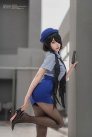 [COS Welfare] Weibo Girl Momoko Kwai Kwai - Gila Tiga Polisi