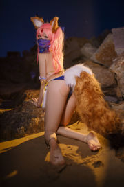 [COS Welfare] Cosplay Hina Jiao - Penari Arab Tamamo Mae